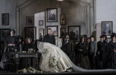 Anna Christy (centre) as Lucia in a scene from the COC’s production of Lucia di Lammermoor. Photo by Chris Hutcheson.