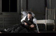 Anna Christy as Lucia and Brian Mulligan as Enrico in the COC’s production of Lucia di Lammermoor. Photo by Chris Hutcheson.