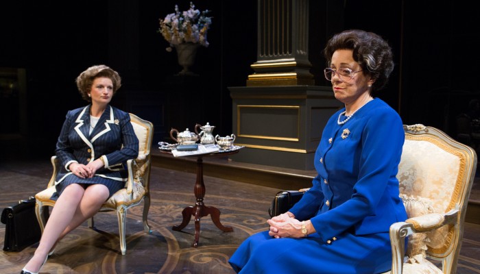 Kate Hennig and Fiona Reid in THE AUDIENCE ©2017, Cylla von Tiedemann.